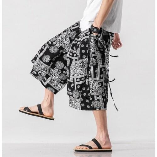 New Men Black Ribbon Jogging Pants Harajuku Pants Mens 2021 Loose Trousers Male Oversize Casual Wide Leg Pants Streetwear 5XL