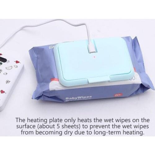 Baby Wipe Warmer Wipes Heaters Mini Napkin Thermostat Wet Tissue Heating Box Heating Box Cover Mini Tissue Paper Warmer