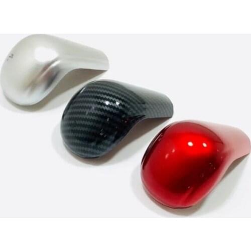 For 2019 2020 Mazda 3 Axela Interior Gear Shift Knob Head Cover Interior Molding Frame Trim ABS Sticker Car Styling Accessories