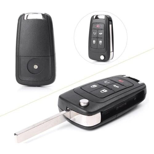 5 Buttons Car Key Shell Replacement Housing for Buick Lacrosse Regal Verano 2010 2011 2012 2013