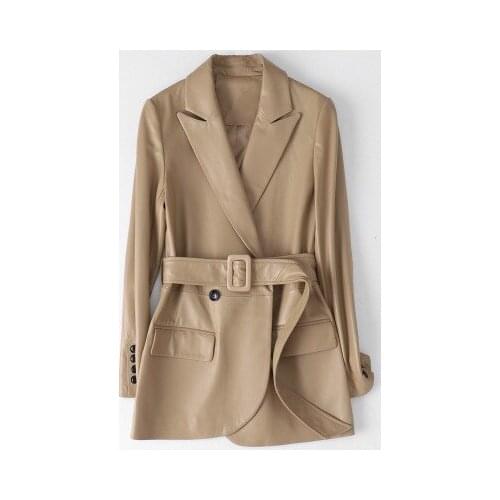 Top brand New Fashion 2020 Genuine Goat Leather Jacket H60 high quality