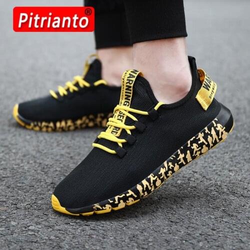 Summer Men Shoes Lace-up Mesh Men Casual Shoes Fashion Men Outdoors Comfortable Breathable Men Sneakers Plus Size 47