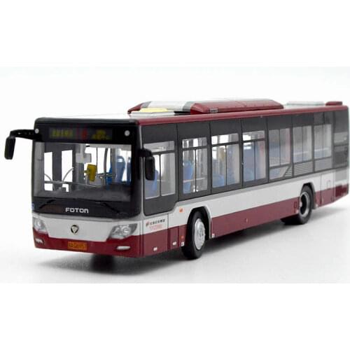 Diecast 1:64 Scale BK652 Beijing Old Bus Model Adult Collection Souvenir Ornaments Display Vehicle Toys Gift Decoration