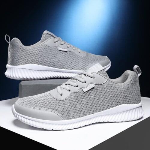 39-48 Large Size Mens Shoes Breathable Net Shoes Casual Sports Shoes Lightweight Breathable New Summer