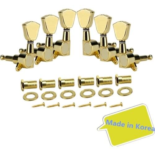 NEW Set of Electric Guitar Machine Heads Tuning Key Pegs Tuners Gold 3L3R For LP