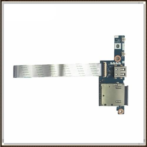 Original Used For Acer Aspire R7-572 Laptop SD Card Reader USB Volume Control Board With Cable V5MM1 LS-A001P