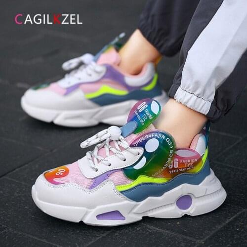 CAGILKZEL 2020 Autumn Children Shoes High Quality Kids Sports Shoes For Girl Brethable Mesh Casual Running Sneakers Boys Shoes