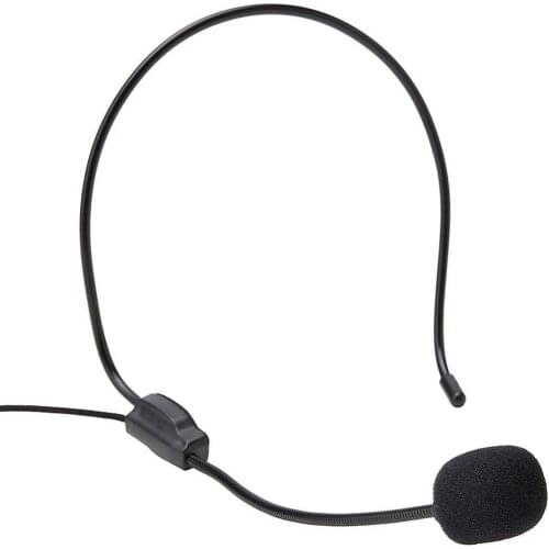 Portable 3.5mm Plug Headwear Microphone Voice Amplifier for iPhone Windowss PC