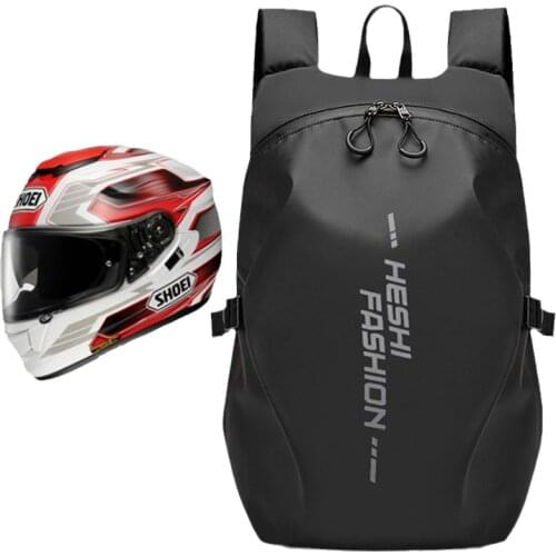 Street fashion knight backpack fashion motorcycle helmet bag female outdoor travel bag large-capacity full helmet backpack male