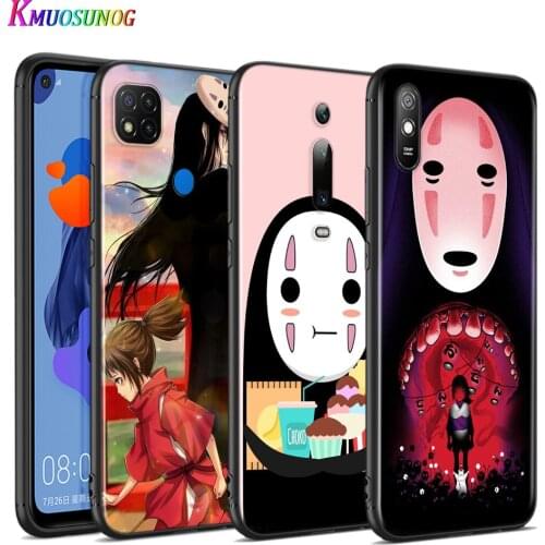 Silicone Cover Spirited Away No Face Man For Xiaomi Redmi 9T 9 9C 9A 9AT 9i 8 8A 7 6 Pro 7A 6A 5 5A 4X Plus Phone Case