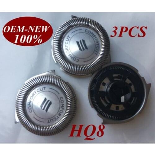 3Pcs HQ8 Replace head razor blade for Philips HQ7180 HQ7200 HQ7240 HQ7290 HQ7742 HQ7760 HQ7762 HQ7780 HQ7782 HQ8830 HQ8850