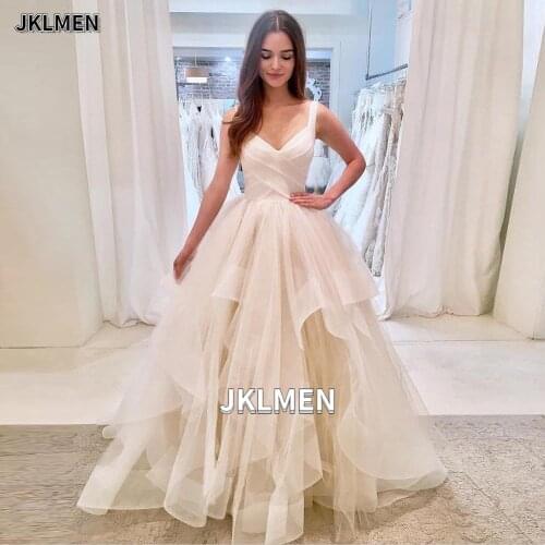 Ruffle Organza Wedding Dress Sweetheart Lace-up Criss-Cross Pleat Bridal Gown Simple Ball Gown Wedding Dresses Custom Made