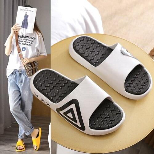 Slippers women mens Korean leisure couples slip-proof soft bottom drag mens shoes slippers men shower slippers designer