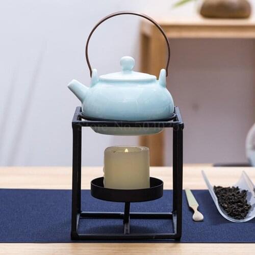 Warm boiled tea stove boiled pot dry burning base pedestal water Zen leisure tea set tea artware bracket burning tea