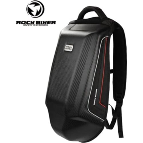 ROCK BIKER Waterproof Motorcycle Bag Motorcycle Backpack Tank Bag Carbon Fiber Moto Motorbike Helmet Bags Travel Luggage