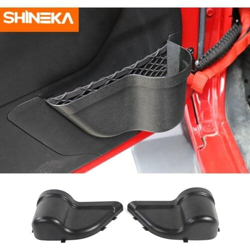 Stowing Tidying For Jeep Wrangler JK 2011-2017 Front Door Storage Box Net Holder For Jeep Wrangler JK 2/4 Doors New Accessories