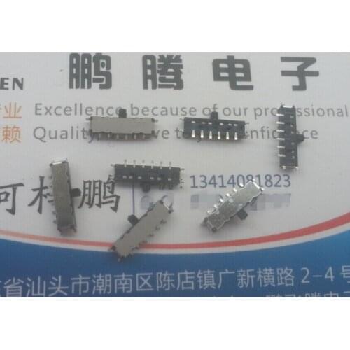 10PCS/lot Japan ALPS SSSS810301 toggle switch 3 gear patch 10/6 foot side stroke sliding switch