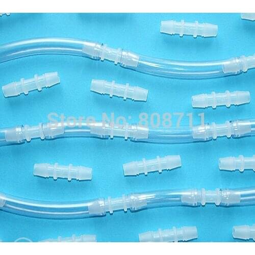 10pcs 20mm Plastic Barbed Connector, Straight Tube Joiner, Hose Pipe Fitting, for Medical, Aquarium, Scientific use