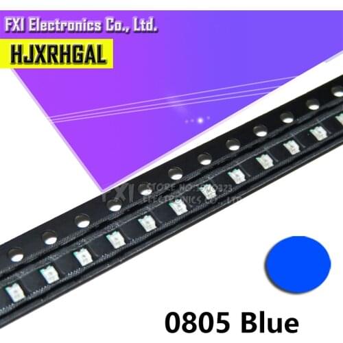 100pcs Blue 0805 SMD LED diodes light Hot sale