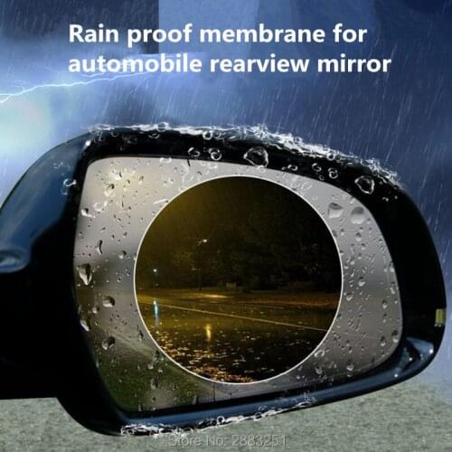 2pcs Car Motorcycle Rearview Mirror Rain Film Sticker Car Styling for KIA sportage rio sorento Renault clio megane Accessories
