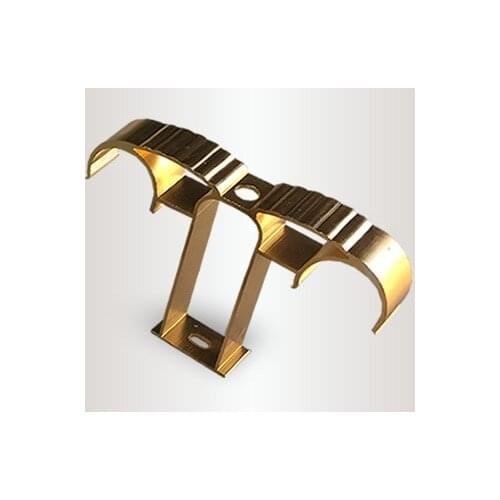 2Pcs/Lot Thick Top Ceiling Mount Double Rod Bracket For Drapery Curtain Aluminum With Screws