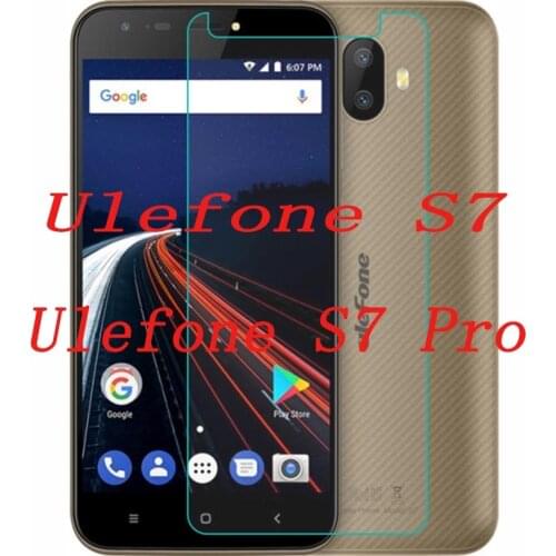 2PCS NEW Ultra-thin New For Ulefone S7 / S7 PRO Tempered Glass Screen Protector Premium Front Clear Protective Film Cover