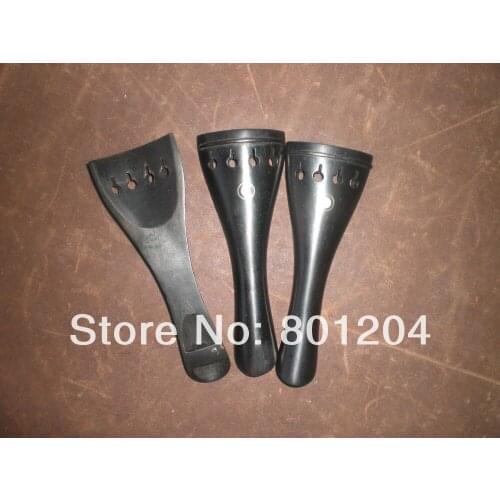 3 PCs High Quality Violin Ebony Tail Piece Violin parts
