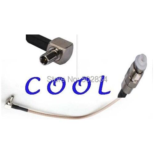 50pcs RG316 Extension cable TS9 TS-9 Male to FME Female RG316 Adapter Connector Cable 20cm