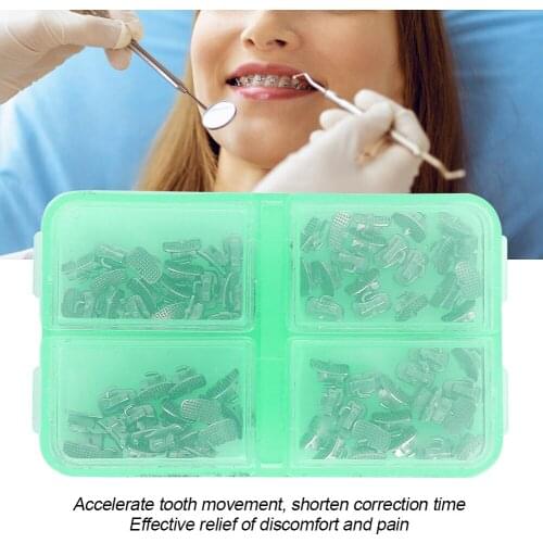 80 Pcs Dental Buccal Tube 1st Molar Bonding Conv Dental Orthodontic Metal Supplies Roth/MBT Highly Polished Surfaces Tooth Care