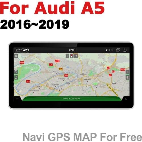 Android 7.0 up Car Multimedia player For Audi A5 8T 8F 2016~2019 MMI WiFi GPS Navi Map Stereo Bluetooth 1080p IPS Screen
