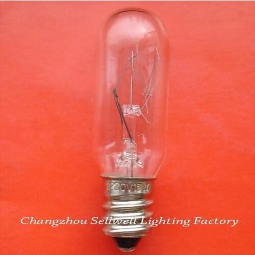 Free Shipping New!miniature Light Lamp 220v 15w E12 T16x53 A654