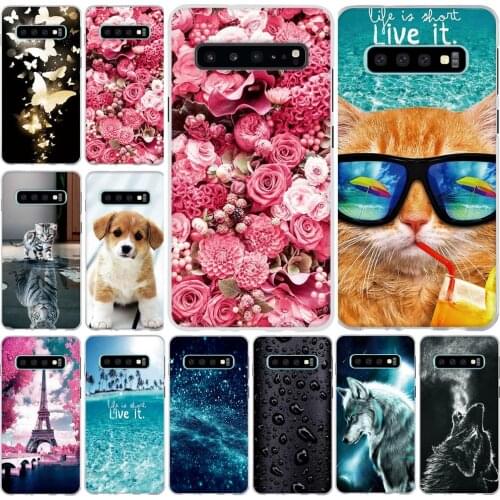 Case For Samsung Galaxy s10e s5 S6 S7 S9 10 Plus Case Cover Silicon 3D Soft Tpu Capa Coque Funda For Samsung S10 Plus Case Cover