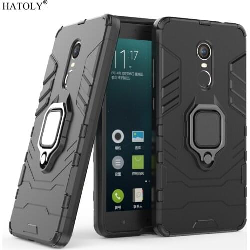 For Xiaomi Redmi Note 4X Case Cover for Redmi Note 4 Finger Ring Phone Case Protective Hard Armor Case For Xiaomi Redmi Note 4X