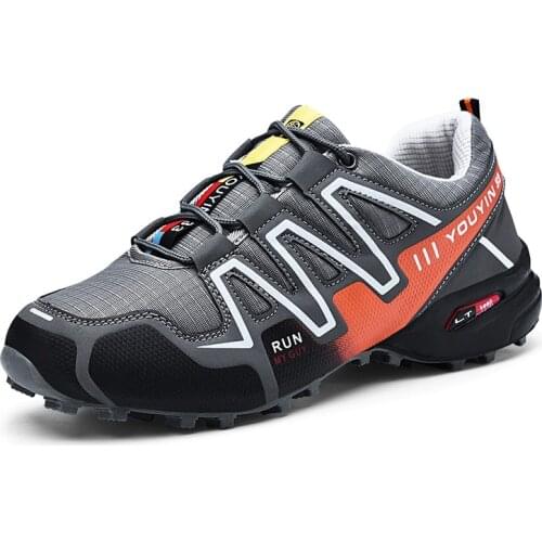 COWCOM 2002 Large Outdoor Mens Hiking Shoes Breathable Running Shoes Mesh Sports Mens Sports Shoes WJD