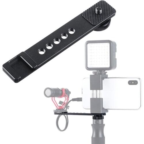 ULANZI PT-7 Aluminium Alloy Mini Cold Shoe Bracket for Phone Camera Tripod Adapter Microphone Extension Rod Accessories