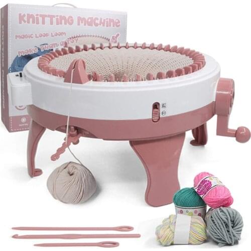 DIY 40 Needle Large Size Knitting Loom DIY Scarf Hat Hand Weaving Machine for Kid Adult Knitting Tools Threader Sewing Tools