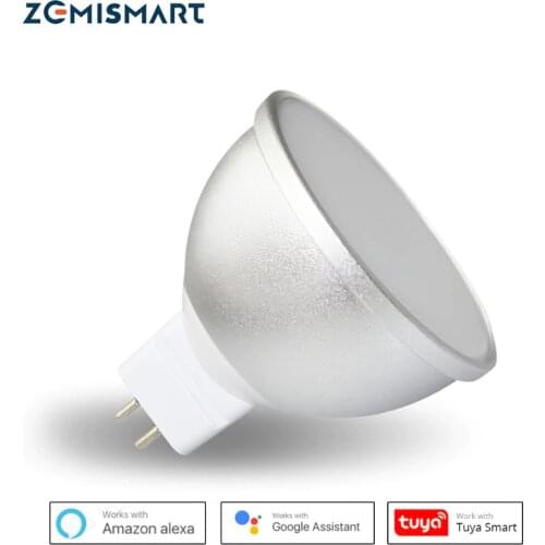 Gu5.3 LED Bulb MR16 12V WiFi Alexa Google Home Assistant Tuya Smart Life APP Remote Control RGBCW LED Light Dimmer Lamp