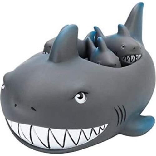 Cute Animal Baby Bath Toys Soft Floating Rubber Duck Shark Floating Bath Tub Toy For Kids Birthday Gifts Shower Swimming Toy #TC