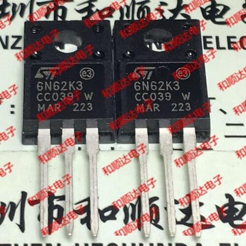 New 5pcs STF6N62K3 6N62K3 TO-220F 620V 6A