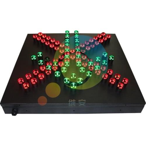 New arrival factory price 600mm toll station red cross green arrow high brightness traffic light