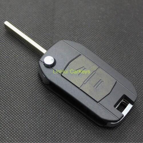 PINECONE for OPEL VECTRA CORSA Remote Key 2 Buttons Uncut Brass Blade Modified Remote Blank ABS Key Shell 1PC