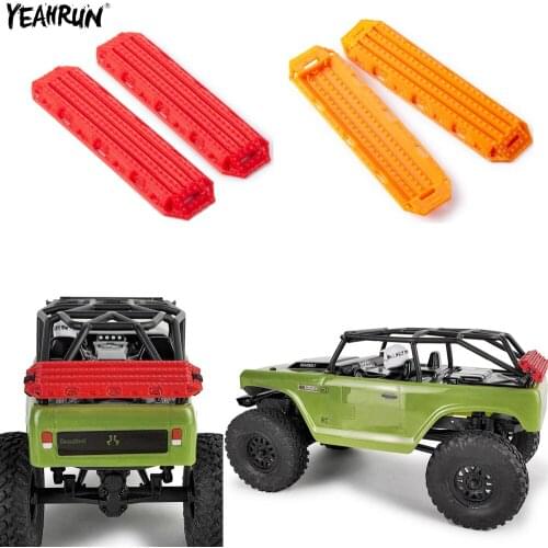 YEAHRUN 2PCS Plastic Sand Ladder Recovery Boards Anti-slip For 1/24 Axial SCX24 90081 RC Crawler Car Upgrade Parts