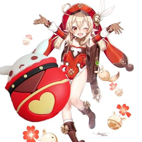 Hot Game Genshin Impact for AirPods Pro Case Cute Cartoon Klee Jumpy Dumpty Earphone Cases for Apple Airpods 2 Cover Funda