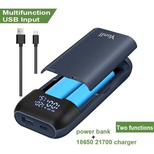 Power Bank Charger for 18650 Portable Charging Poverbank for Mobile Phone Battery Charger & Powerbank