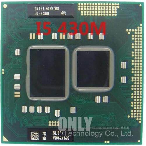 Core i5-430M Processor (3M Cache, 2.26GHz to 2.53GHz, i5 430M , SLBPN ) PGA988 TDP 35W Laptop CPU Compatible PM55 HM57 HM55 QM57