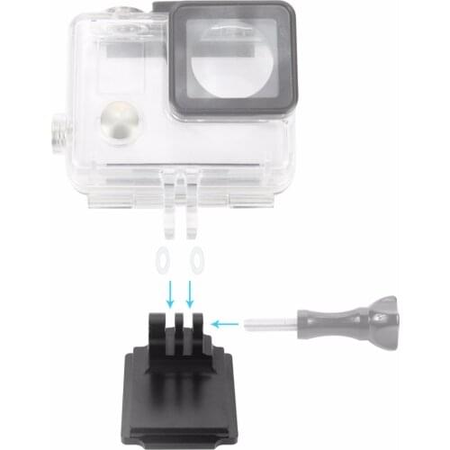 GloryStar Aluminum Fixed Mount Helmet for GOPRO Hero MAX 876543 OSMO YI SJ and NVG Mount Base for xiaomi Sports camera