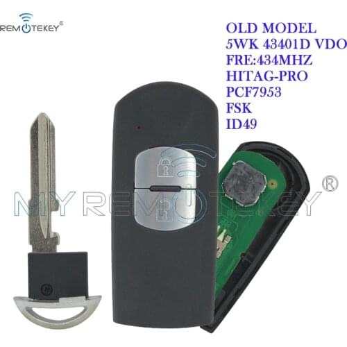 Remtekey Remtekey Old model 2 button 434Mhz 5WK 43401D VDO Smart key for Mazda CX 5 CX-5 2010 2011 2012 2013