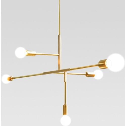 Modern led stone lustre pendente deco maison chandelier kitchen fixtures commercial lighting dining room living room