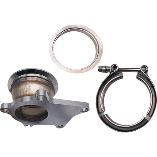 T3 T3/T4 5 Bolt Turbo Downpipe Flange to 3in V Band Conversion Adaptor
