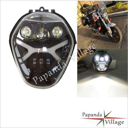 Motorcycle 12V Waterproof LED headlamp For BMW R1200R 2016 2017 2018 2019 Motorbike Angel Eye High Low Beam DRL Headlight Kit
